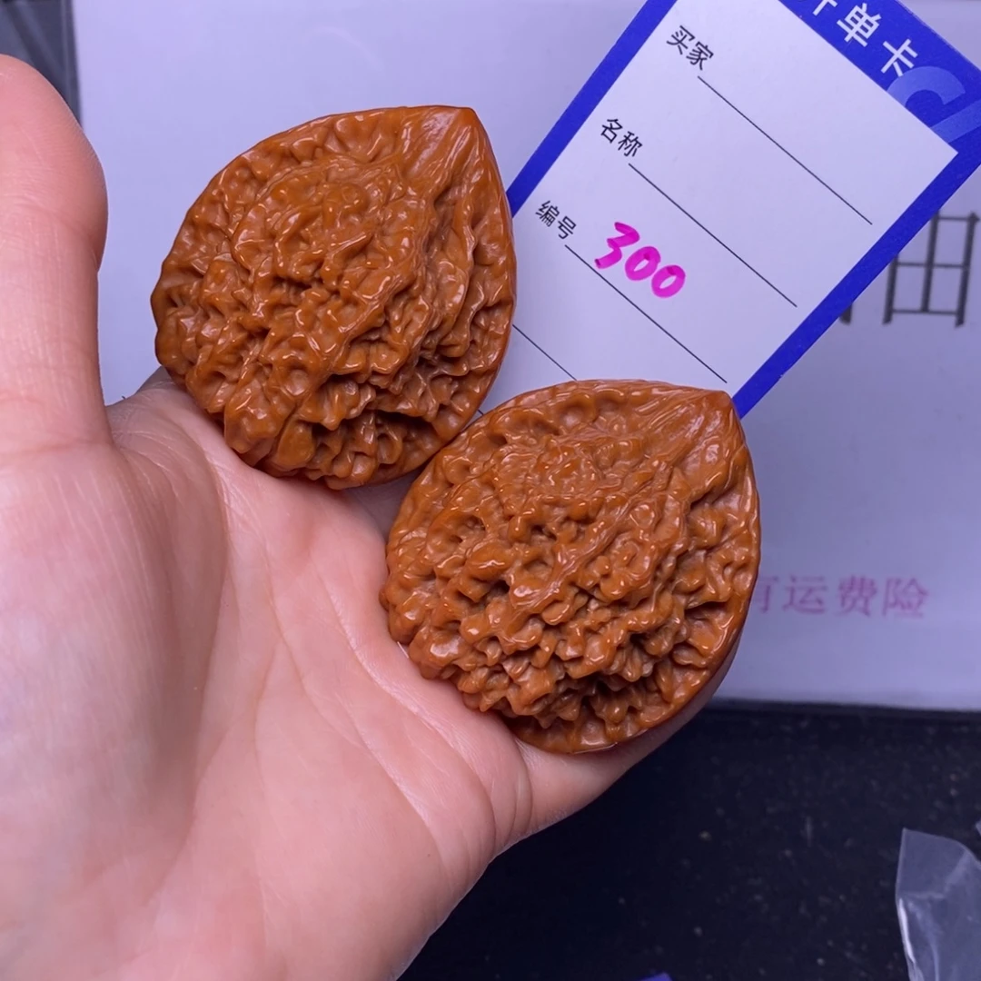 文玩核桃把件300/46官帽