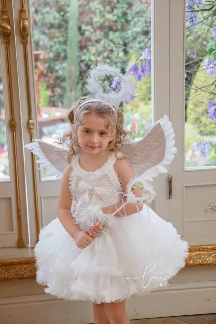 86092女童公主裙小女孩洛丽塔蓬蓬礼服连衣裙