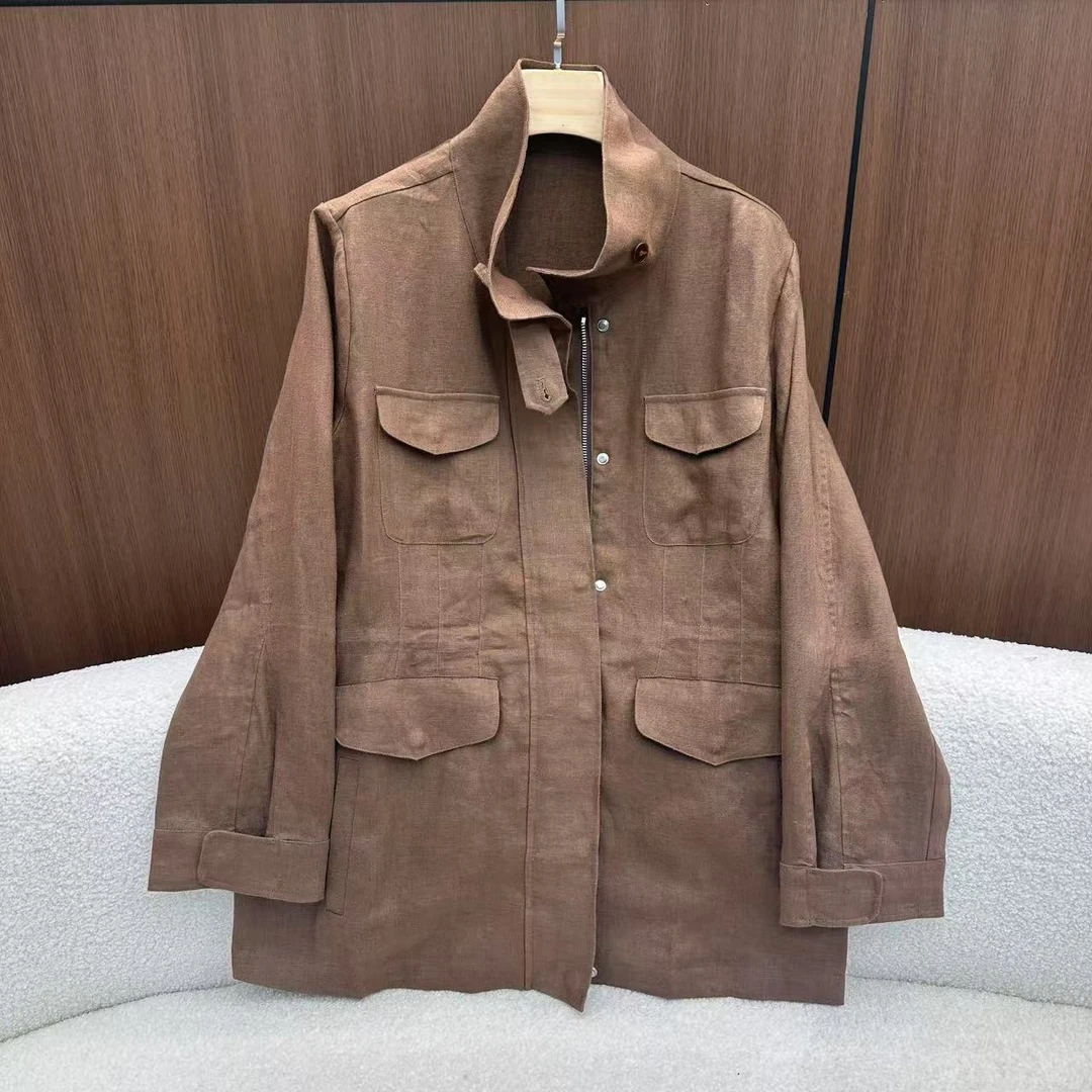 山.尔【始终相信】LP旅行者亚麻工装夹克外套#0156