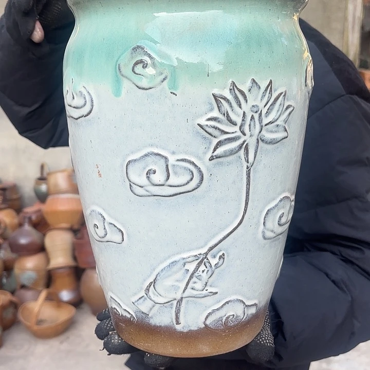 红陶绿口径20*30