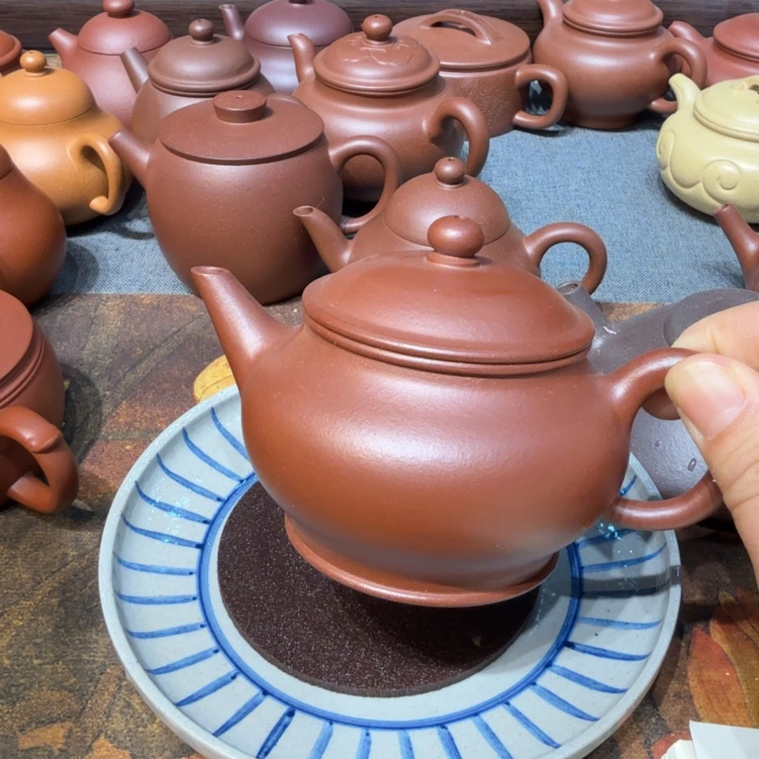 北***们紫砂茶壶水平老紫