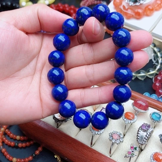 烟晶银S925镶嵌手链