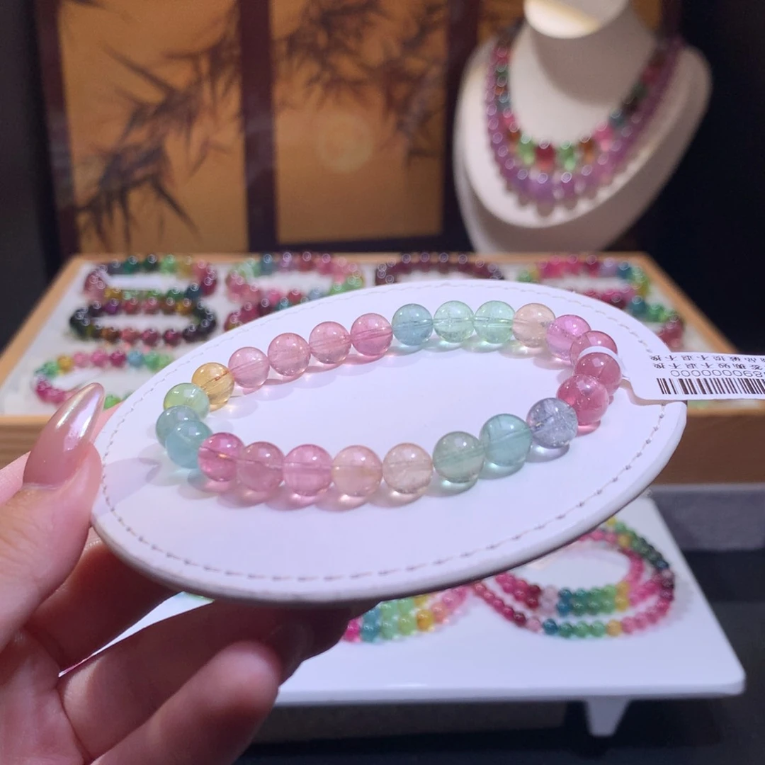 未镶嵌手链碧玺碧玺