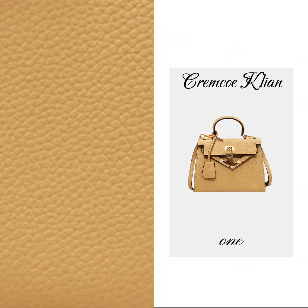 凯莉荔枝纹53022雪梨黄中号22*8*17m轻奢时尚百搭女士单肩包