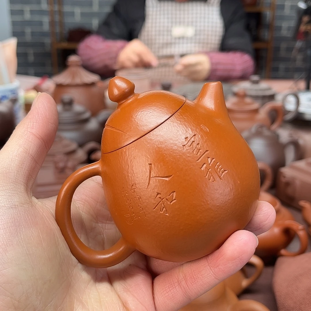 茶壶紫砂4 紫砂壶手工制作160cc