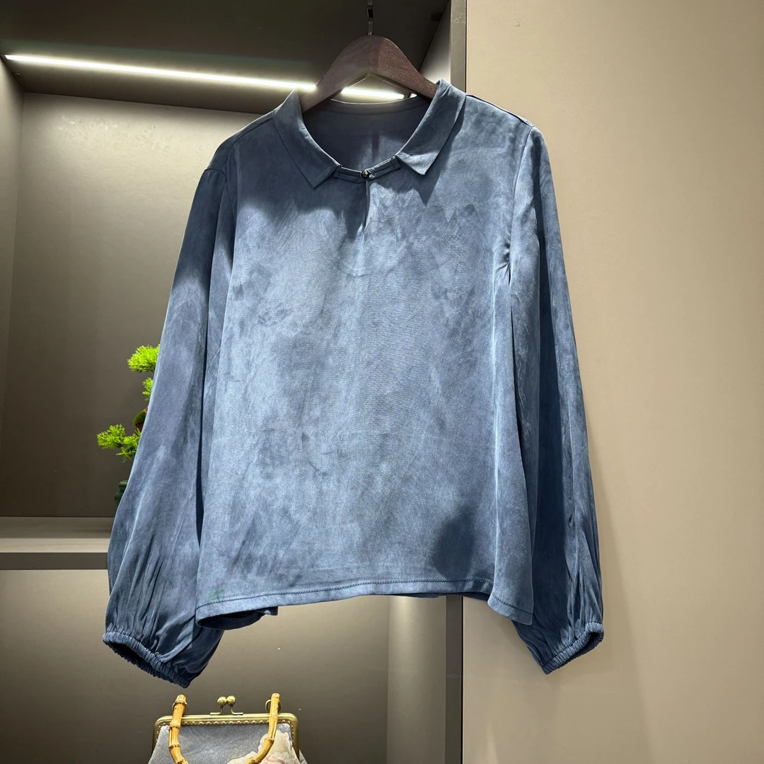 中式上衣复古传统改良气质女装春季宽松上衣7296