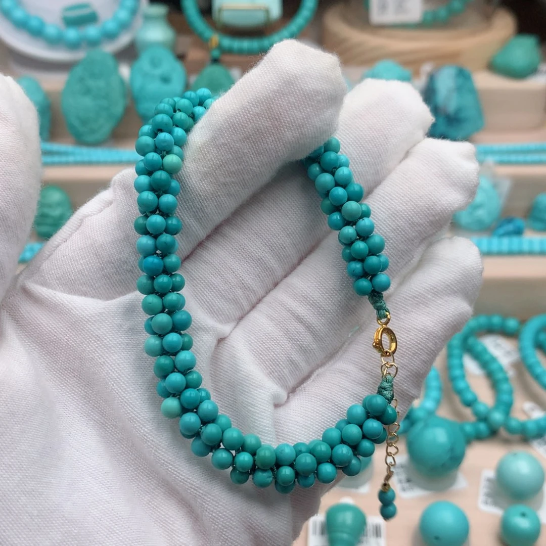 未镶嵌绿松石珠宝奇石