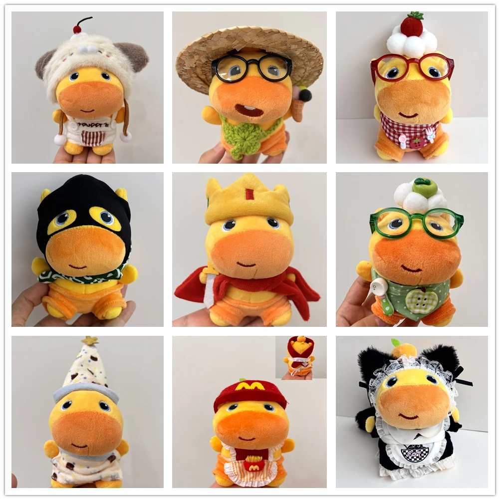 【仅娃衣不含娃】可爱噜噜棉花娃娃水豚娃衣10cm通穿玩偶替换服