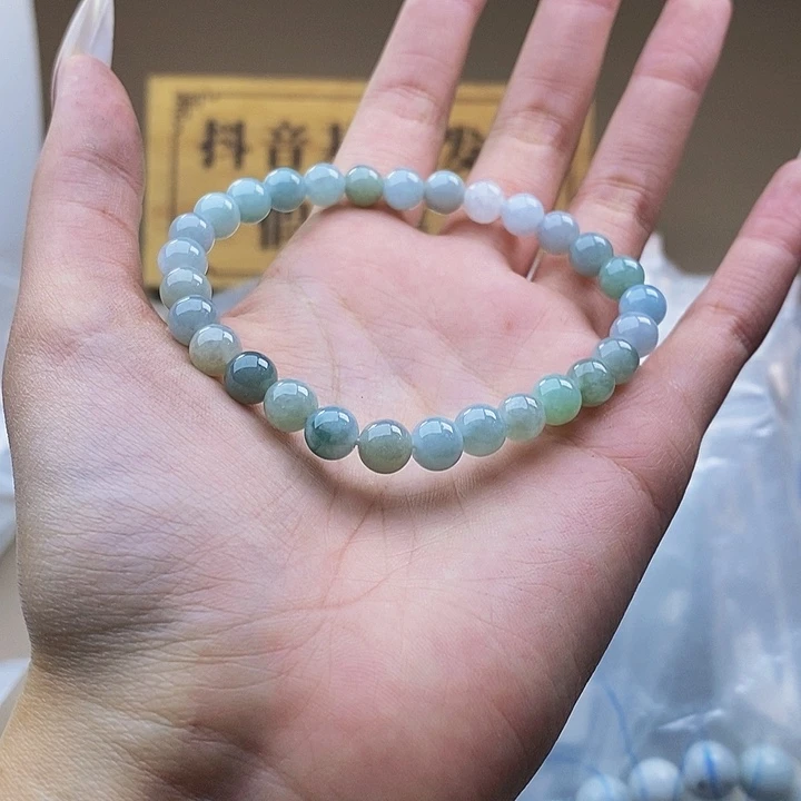 未镶嵌手串翡翠天然