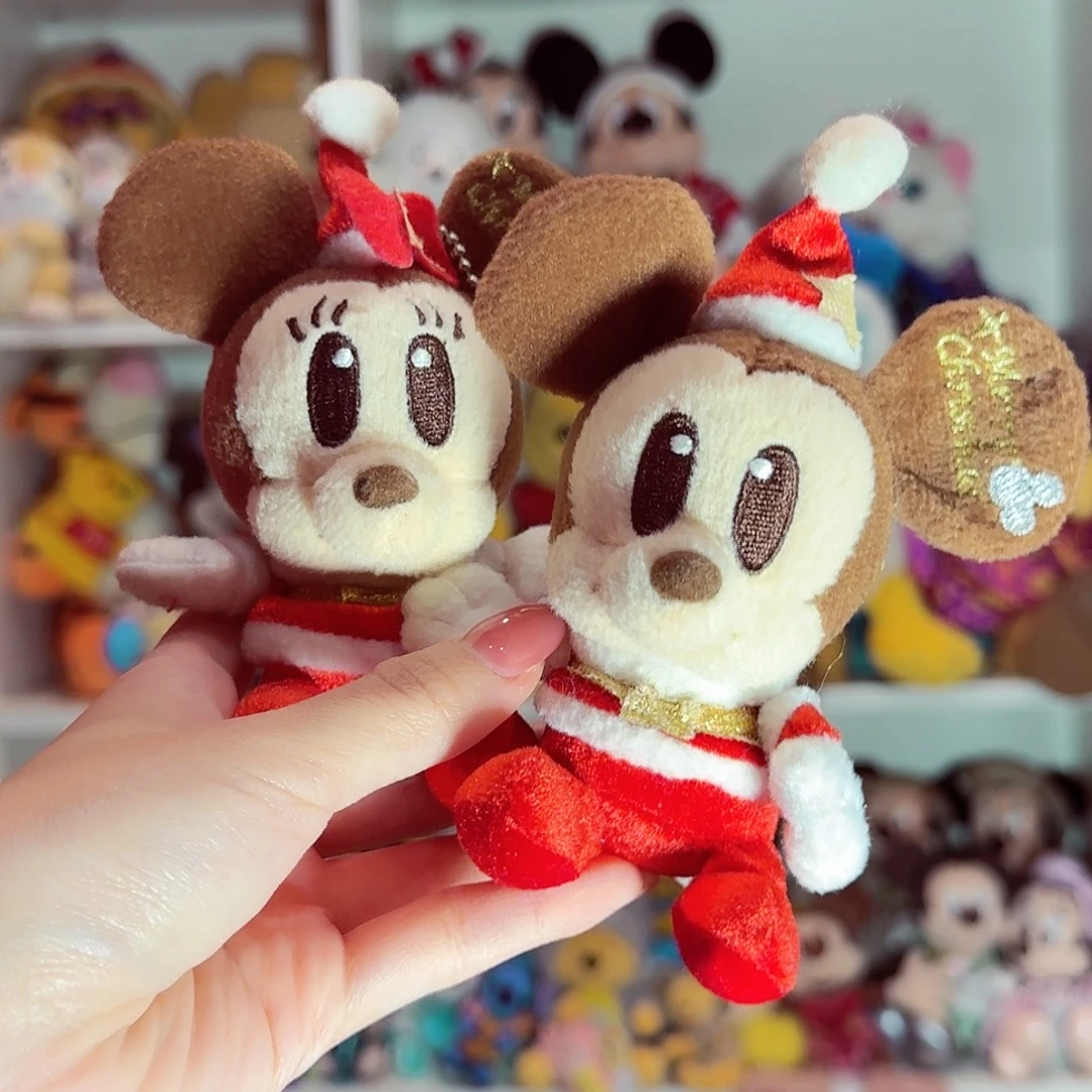 毛绒圣诞米奇米妮挂件
