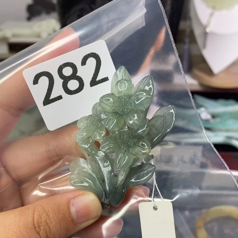 【闪购商品】岫玉发饰未镶嵌喵*