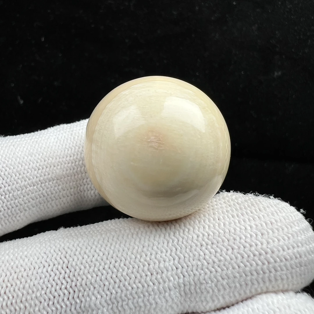 D3822天然猛犸牙 单珠 25.8mm支持鉴定 假一罚四