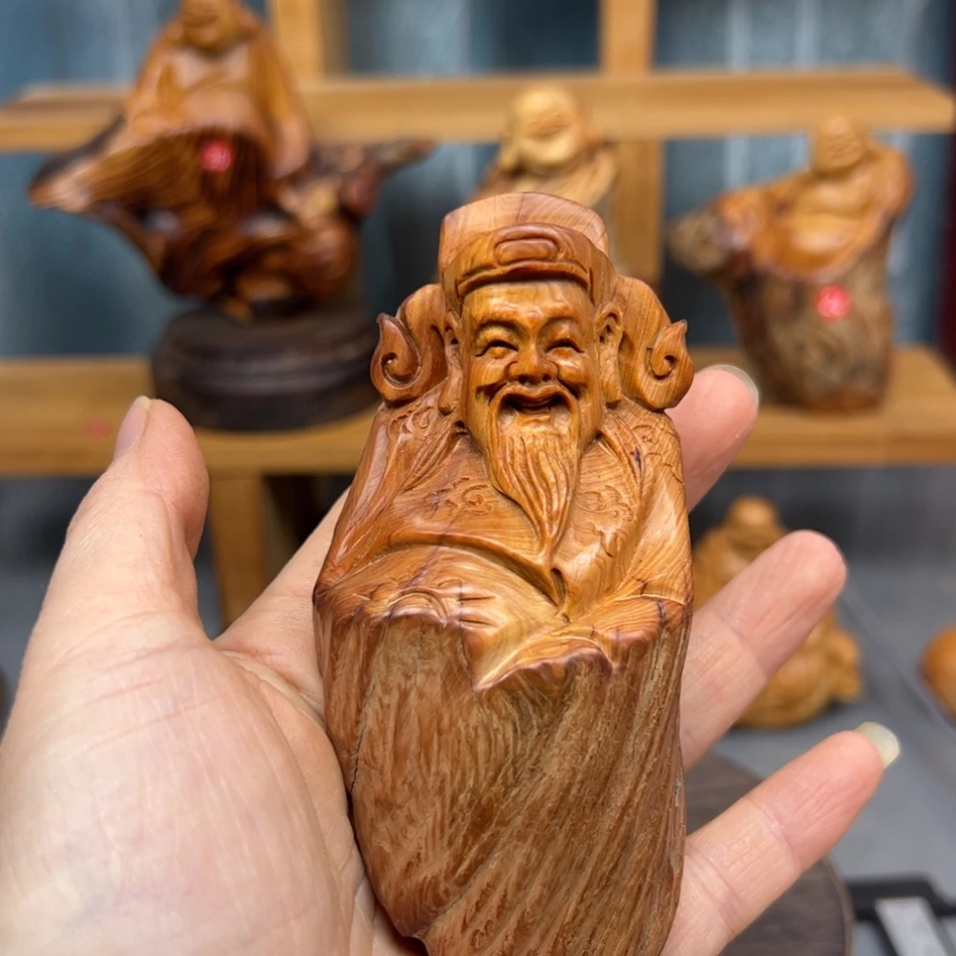柏木崖柏木摆件手把件30