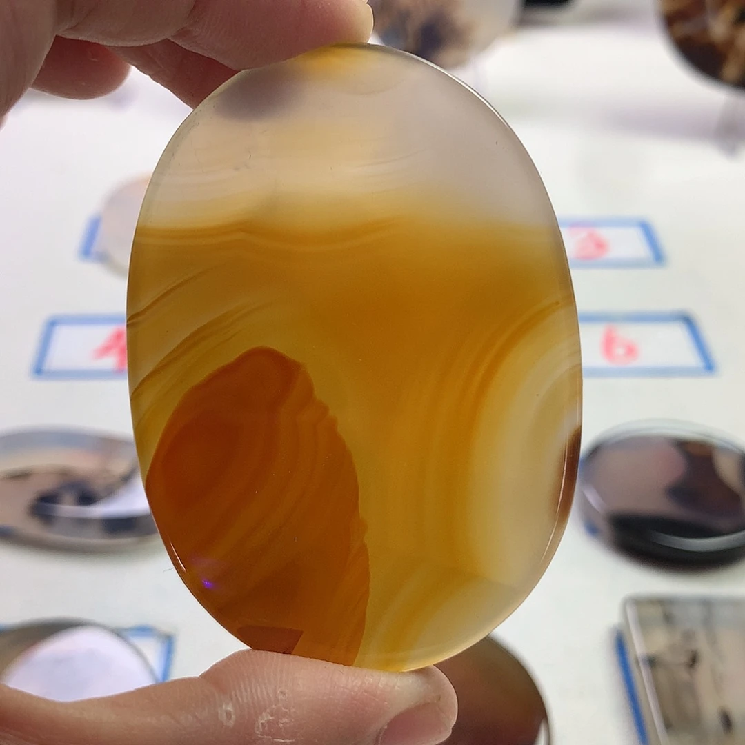 未镶嵌玛瑙/玉髓珠宝半成品