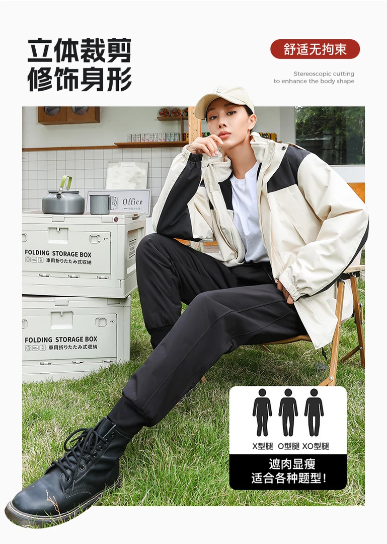 2025女款90白鸭绒秋冬黑金防寒加厚束脚保暖裤宽松防风加绒裤专属