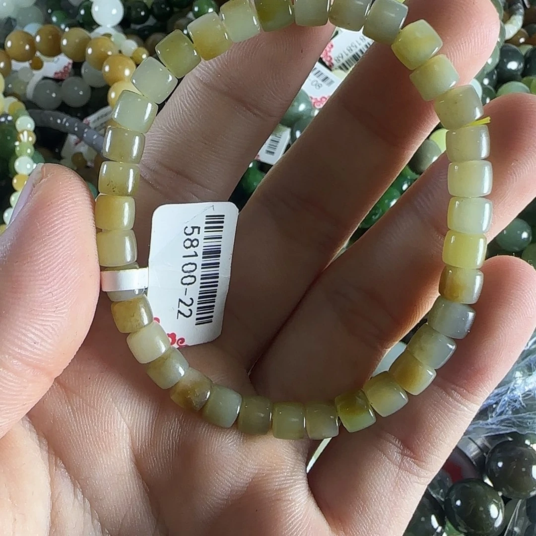 和田玉手链未镶嵌119