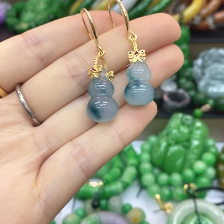 翡翠未镶嵌耳饰耳饰28