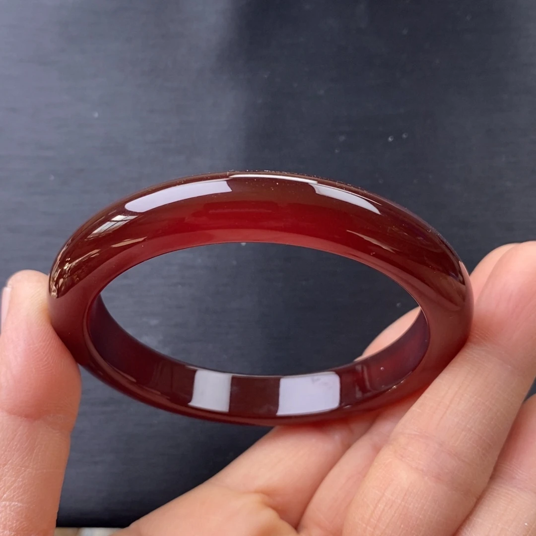 玛瑙/玉髓未镶嵌手镯57圈
