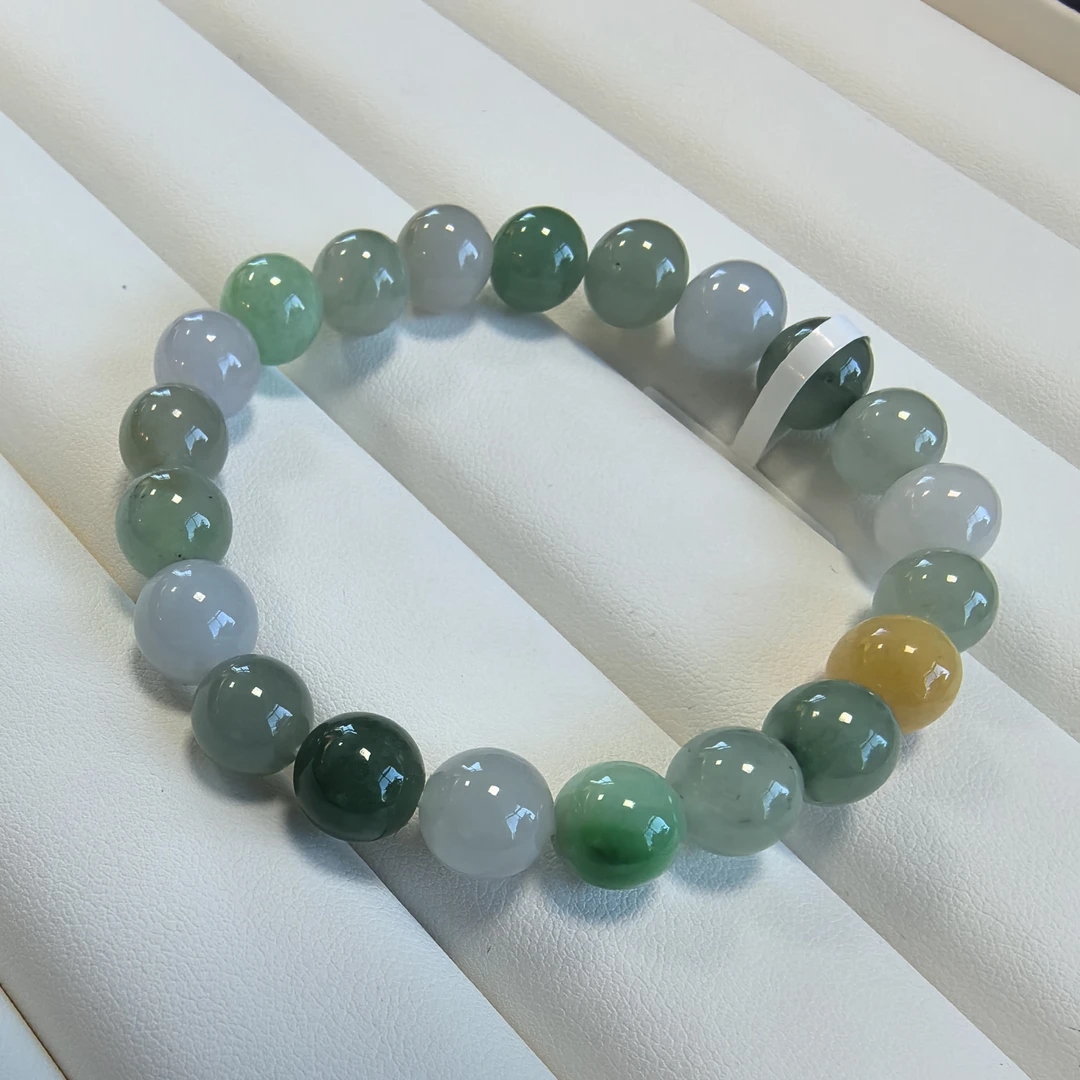 A0275 缅甸翡翠多宝手串