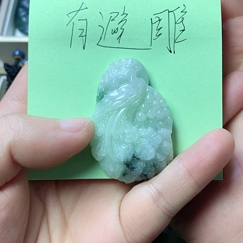 翡翠颈饰未镶嵌酸*橙天然缅甸翡翠a货