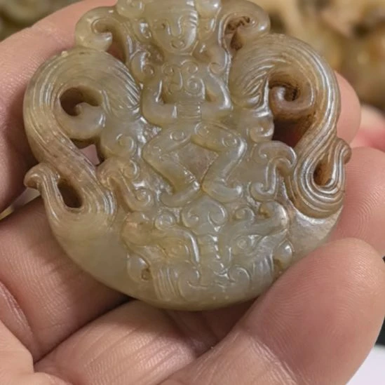 玛瑙/玉髓未镶嵌和田玉质如图所示配饰