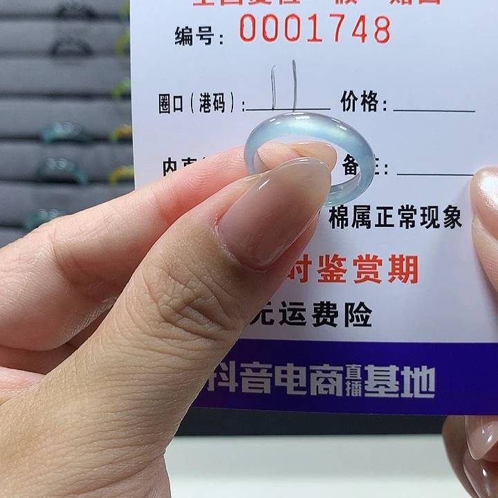 未镶嵌戒圈翡翠1748