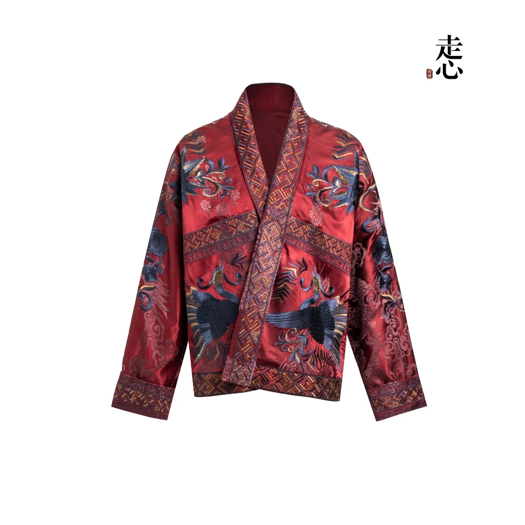 【香云走心】凤穿牡丹红 外披24ZWT5065