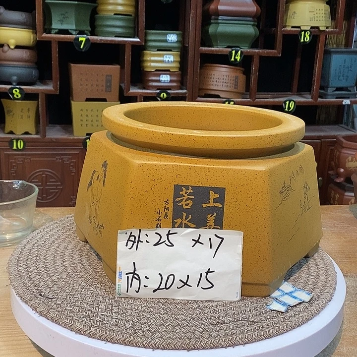 紫砂花盆紫砂花盆