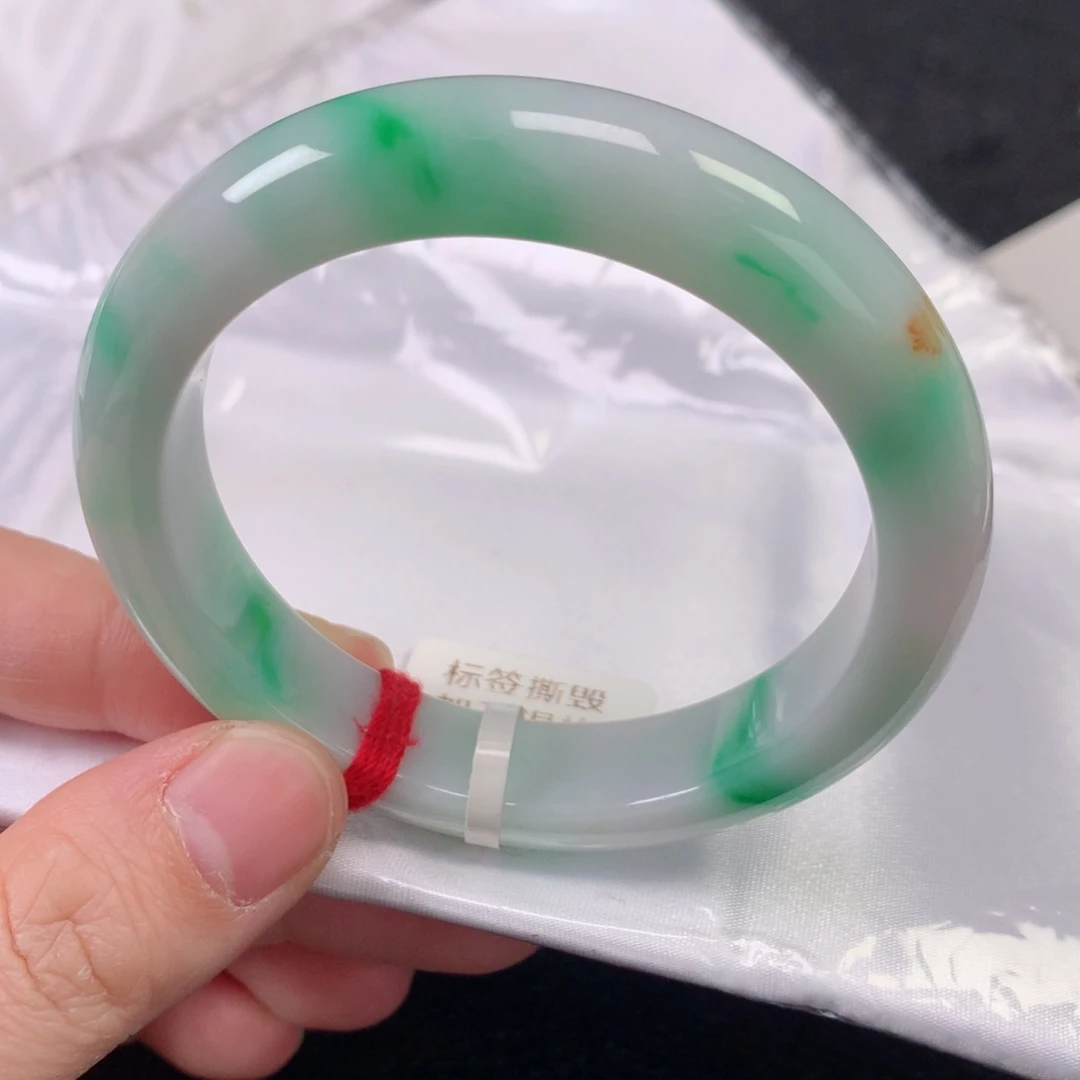 未镶嵌手镯翡翠缅甸天然翡翠手镯54