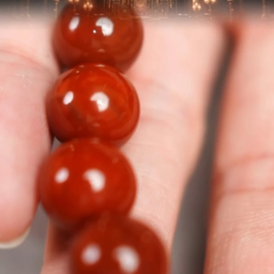 玛瑙 南红玛瑙手串1.2福利