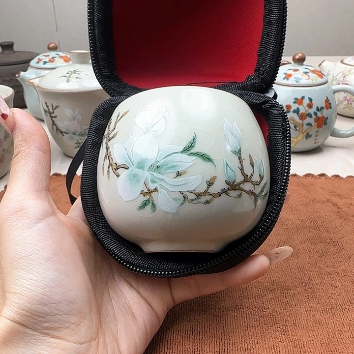 优一堂黄玉兰龙蛋杯带包