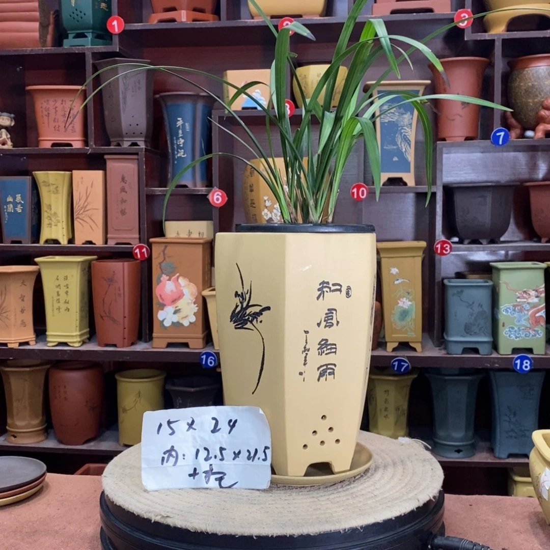 紫砂艺术紫砂花盆