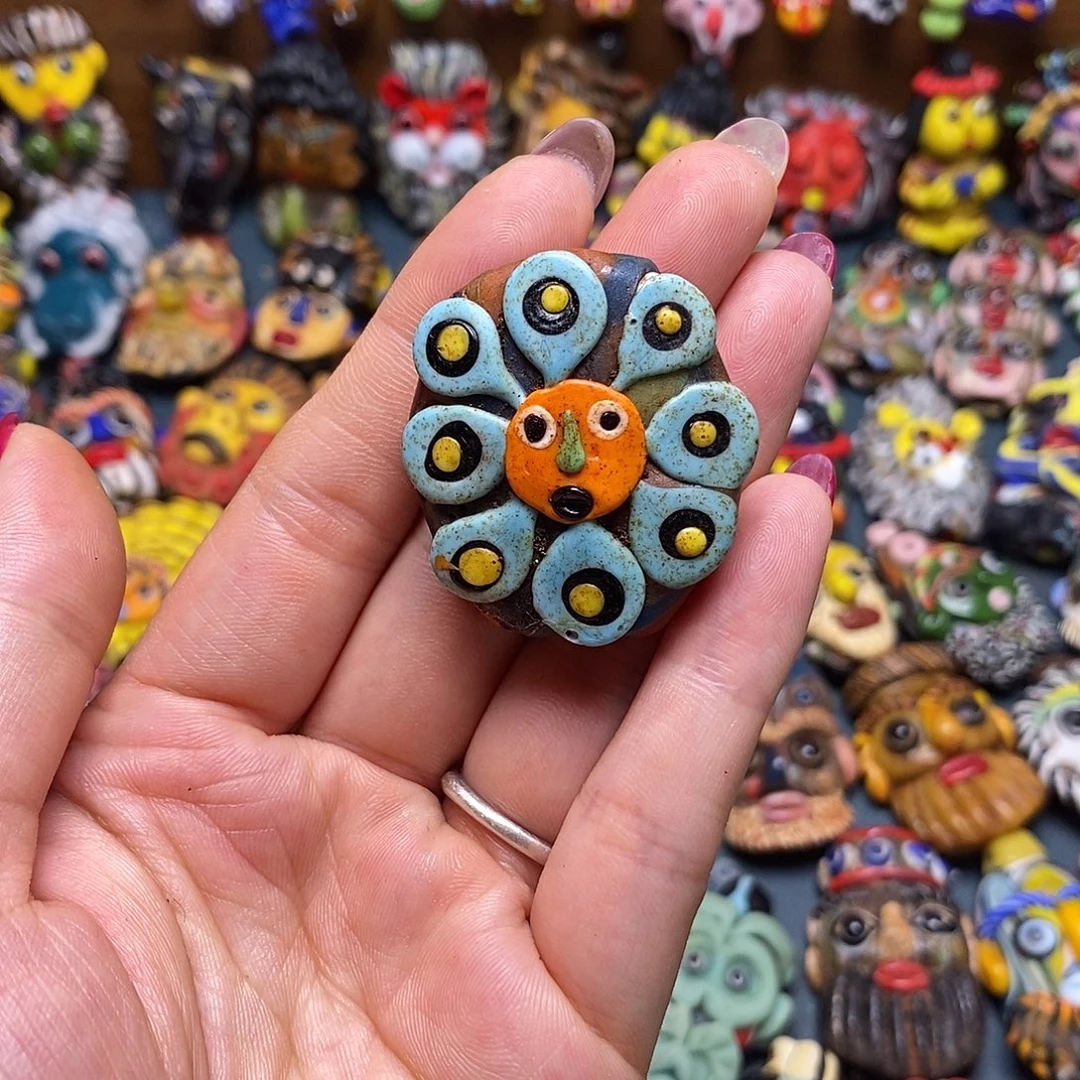 玻璃烧造琉璃太阳娃951