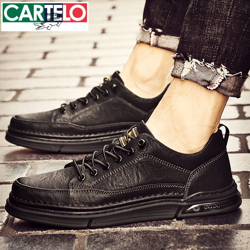 板鞋男鞋2025新款冬季高级感轻奢轻奢休闲鞋子男士豆豆鞋男款皮鞋