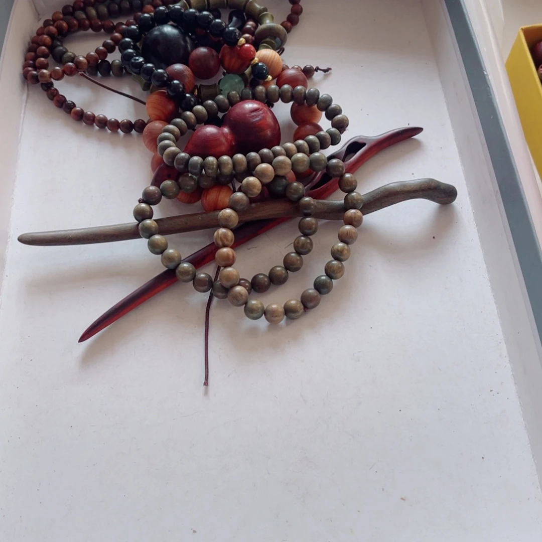 暖***宝香榧木瑕疵手把12个