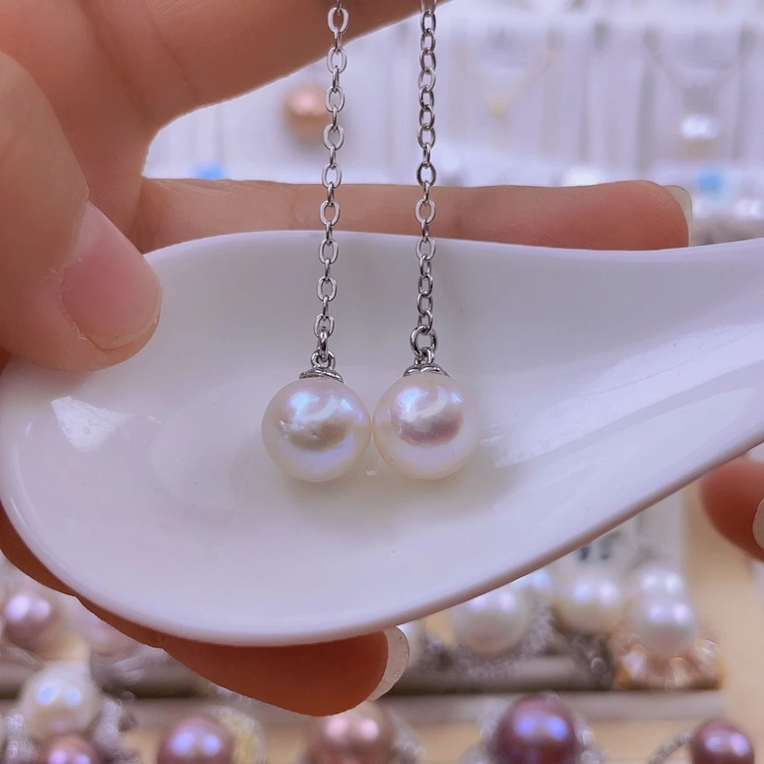 淡水珍珠耳饰未镶嵌
