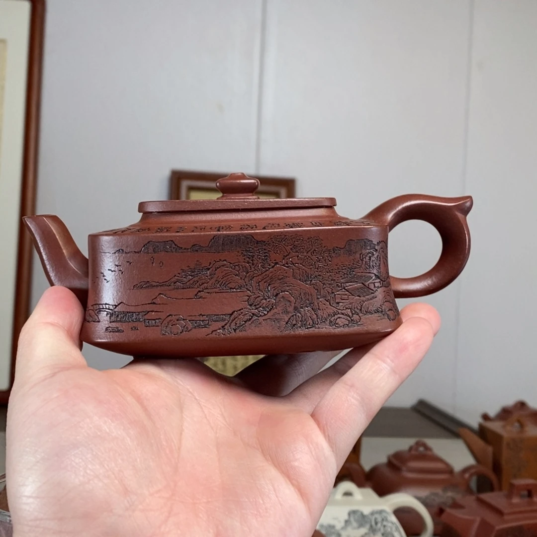 茶壶紫砂原矿泥料传统工艺制作