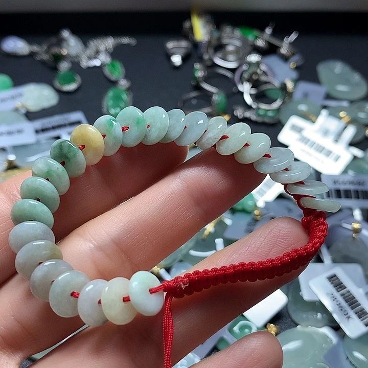 翡翠未镶嵌手链手链