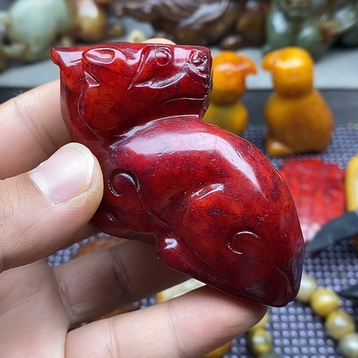 未镶嵌蛇纹石玉颈饰