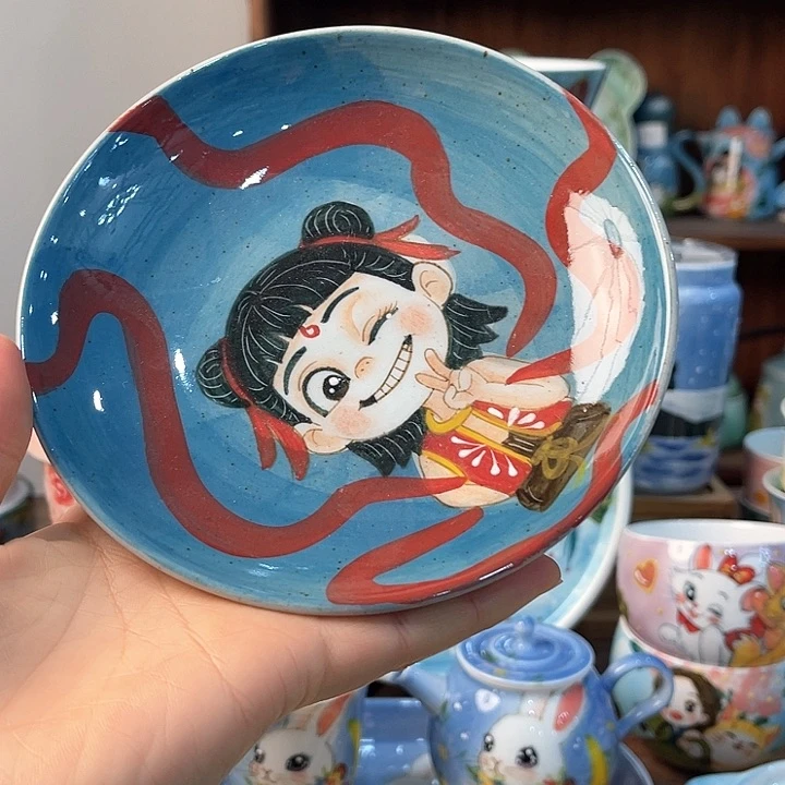 陶景德镇釉下手绘陶瓷