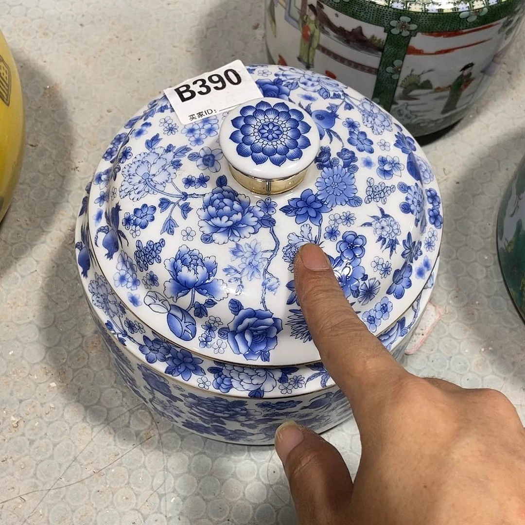 瓷片余**己景德镇陶瓷罐390