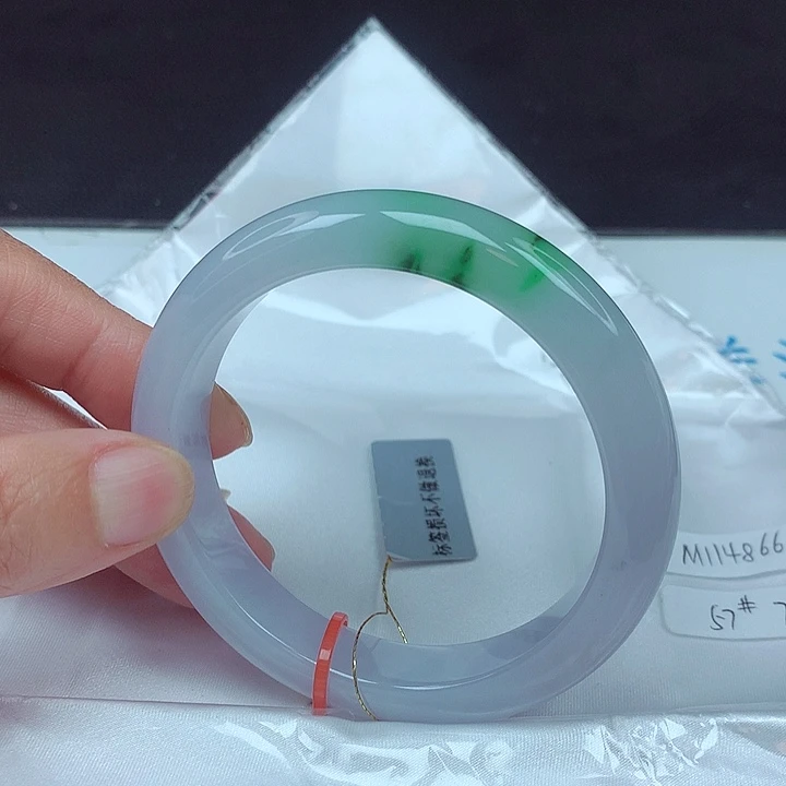 未镶嵌手镯翡翠57圈4866