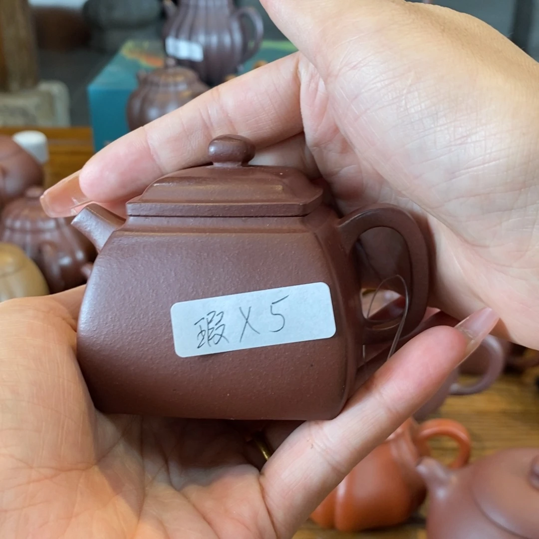 嗷***旺茶壶紫砂原矿泥料手工壶直播间