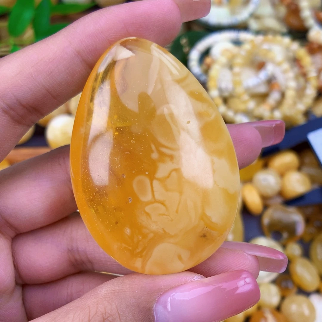 未镶嵌琥珀珠宝奇石 粉