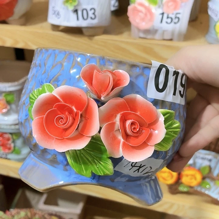 多肉花盆满15包邮