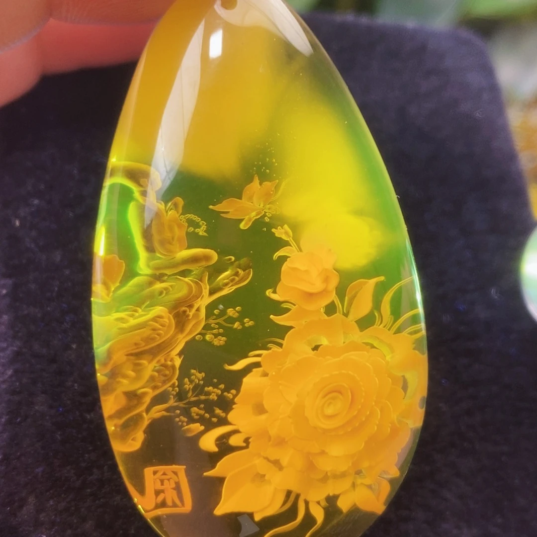 【闪购商品】金珀吊坠(不含链)未镶嵌