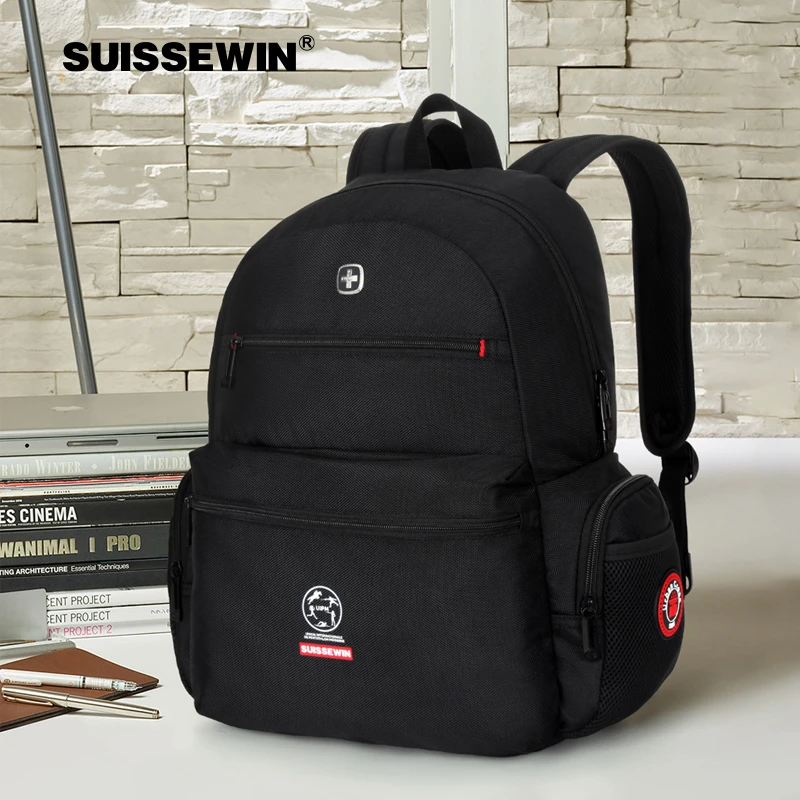 祥兴箱包休闲大容量校园双肩背包商务防水SN9026遥知兄弟登高处