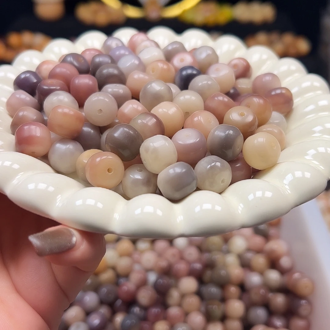 手串菩提根/象牙果卡13单非料紫水晶汗宝桶108颗