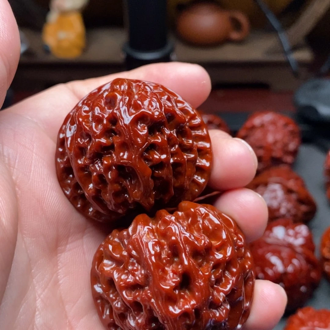 吊坠文玩核桃从****泪40苹果