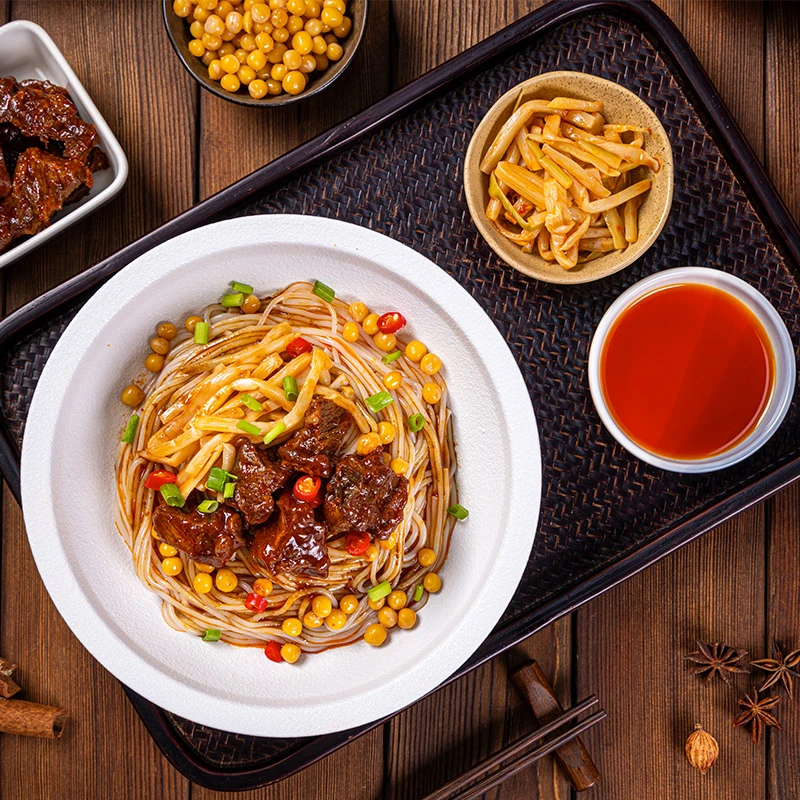 朱雅琪红烧牛腩风味湿米粉2分钟快煮速食拌粉